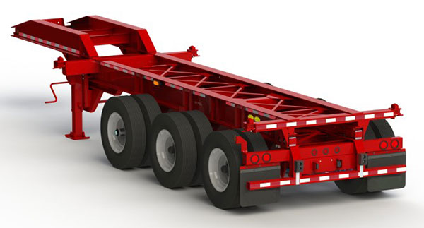 Tri axle chassis